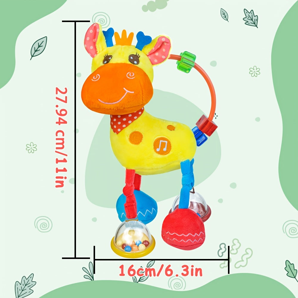 Youngsters Rattle Plush Deer Toy Sensory Music Gift