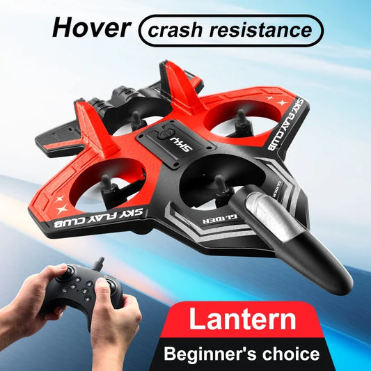 New YP3 Glider Flying Helicopter RC Hobby Jet Plane 2.4G Stunt Remote Control Foam Fighter Airplane Toy Drone With Light