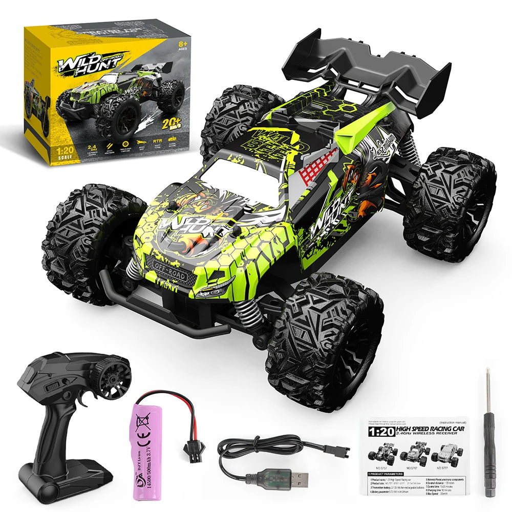 1:20 Off Road RC Car 2.4G Radio Remote Control High Speed Climbing Drift Monster Truck Toys for Children