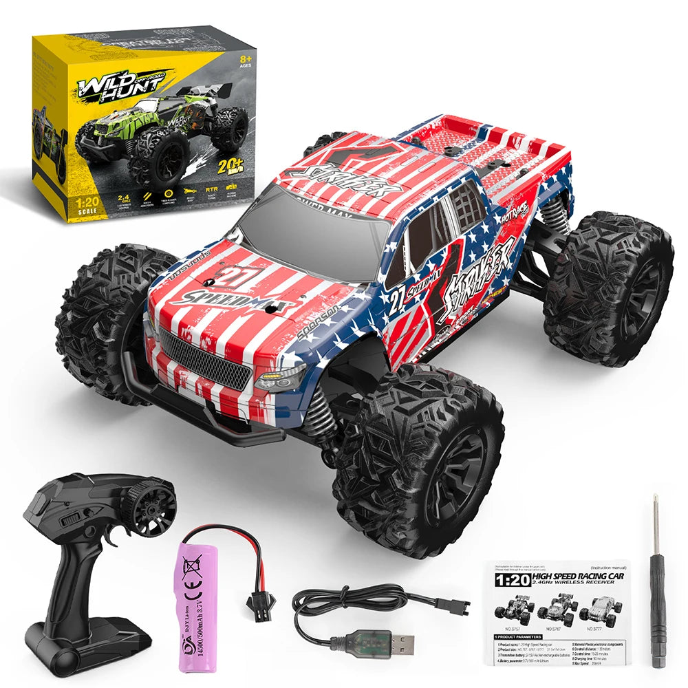 1:20 Off Road RC Car 2.4G Radio Remote Control High Speed Climbing Drift Monster Truck Toys for Children