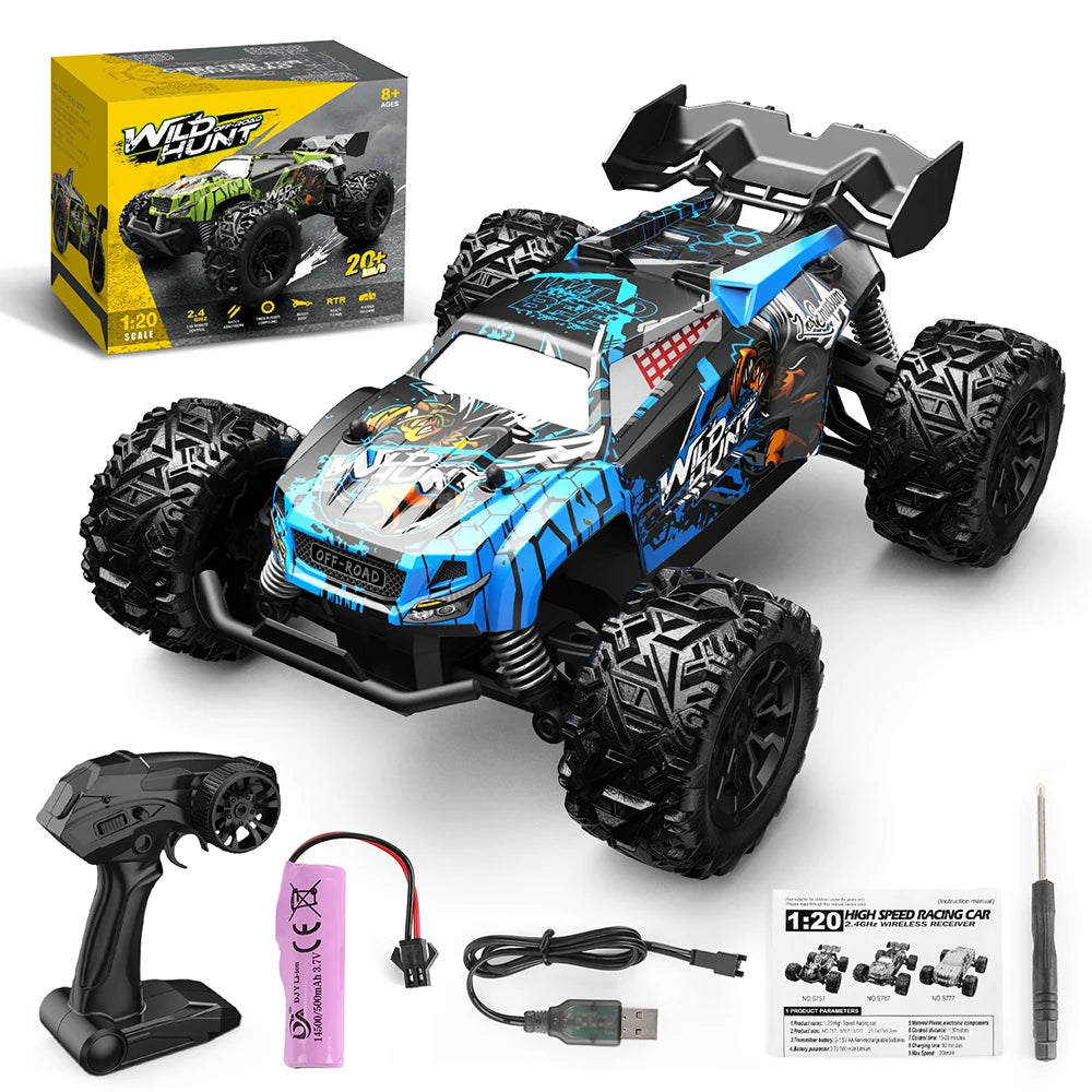 1:20 Off Road RC Car 2.4G Radio Remote Control High Speed Climbing Drift Monster Truck Toys for Children