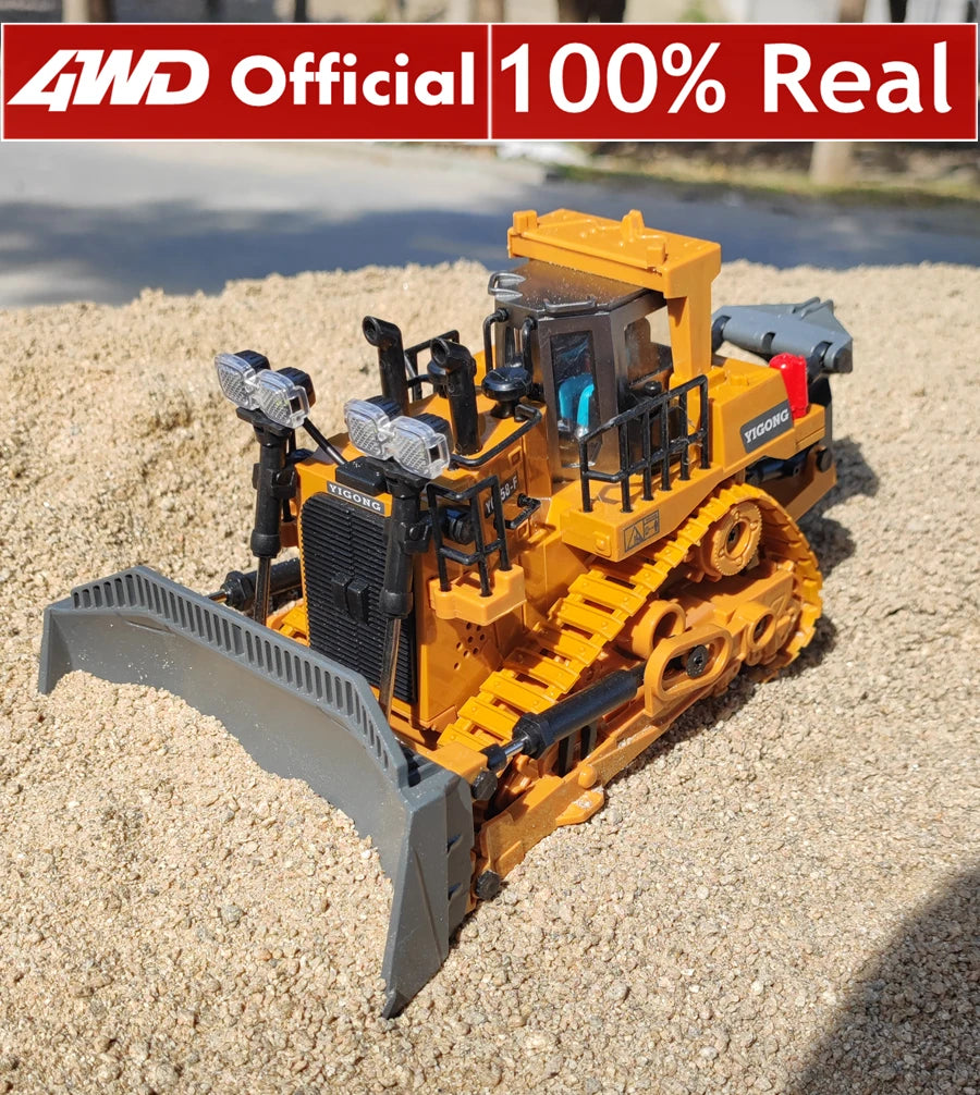 4WD Remote Control Excavator Alloy Dump Truck Toy