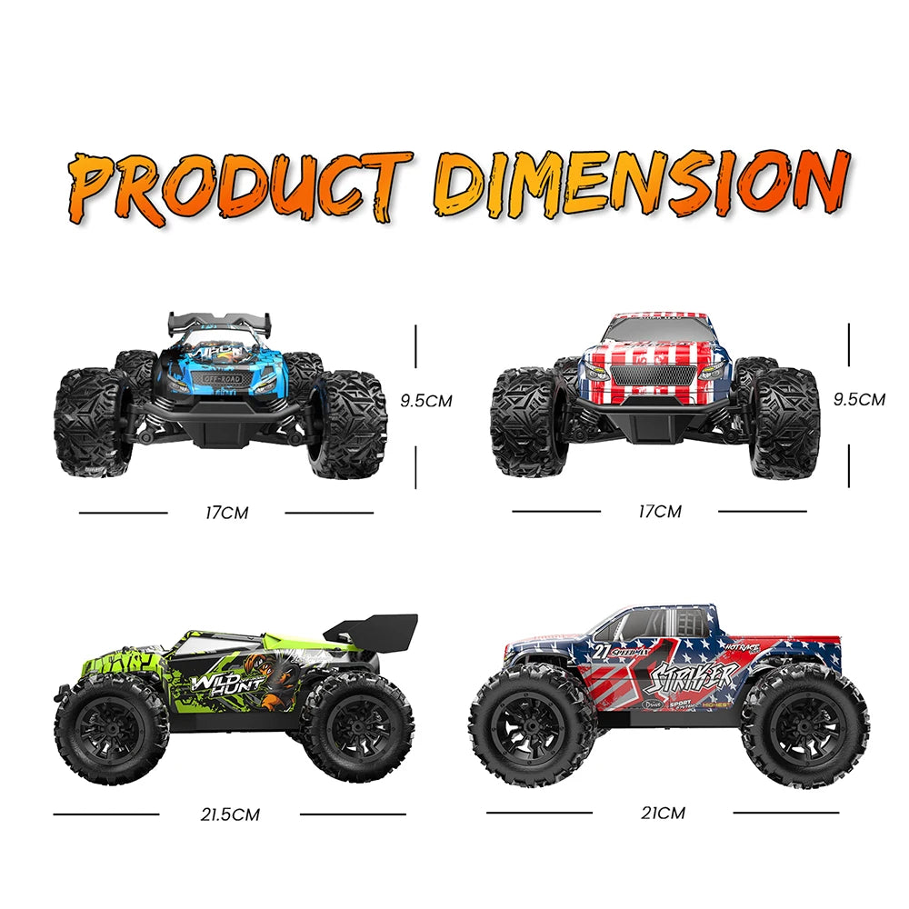 1:20 Off Road RC Car 2.4G Radio Remote Control High Speed Climbing Drift Monster Truck Toys for Children