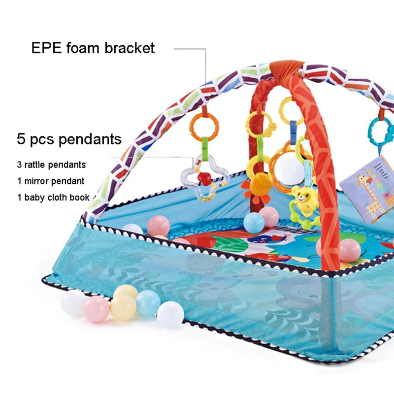 Educational Fitness Frame For Children Play Mat Gym