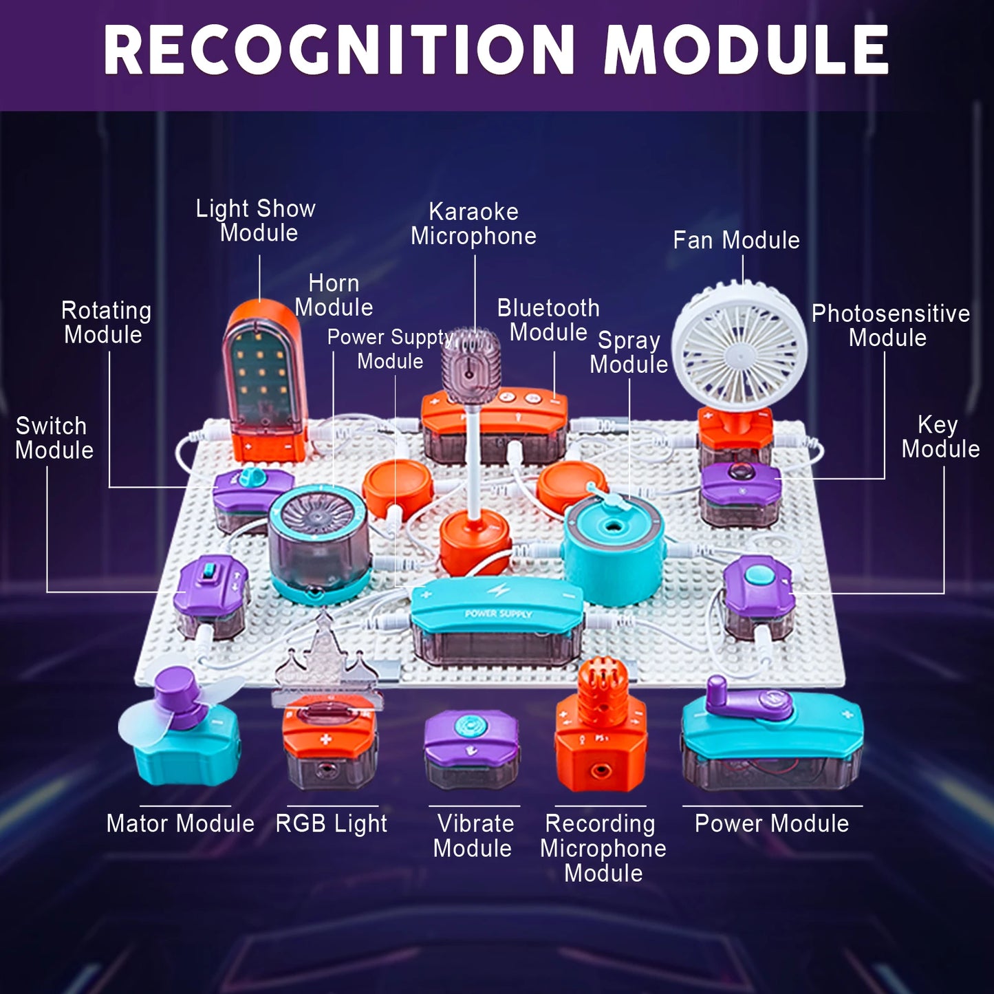 VATOS Science Circuit for Kids DIY Electronics Kit 150+ Projects