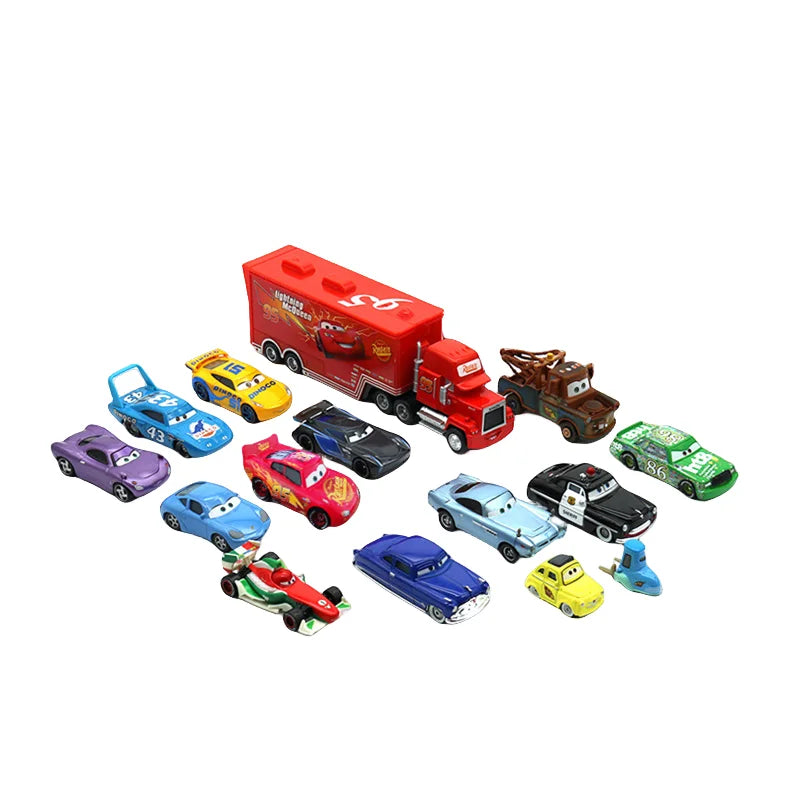 Disney Pixar Cars 3 Metal Diecast McQueen Mater Toy Gift Set