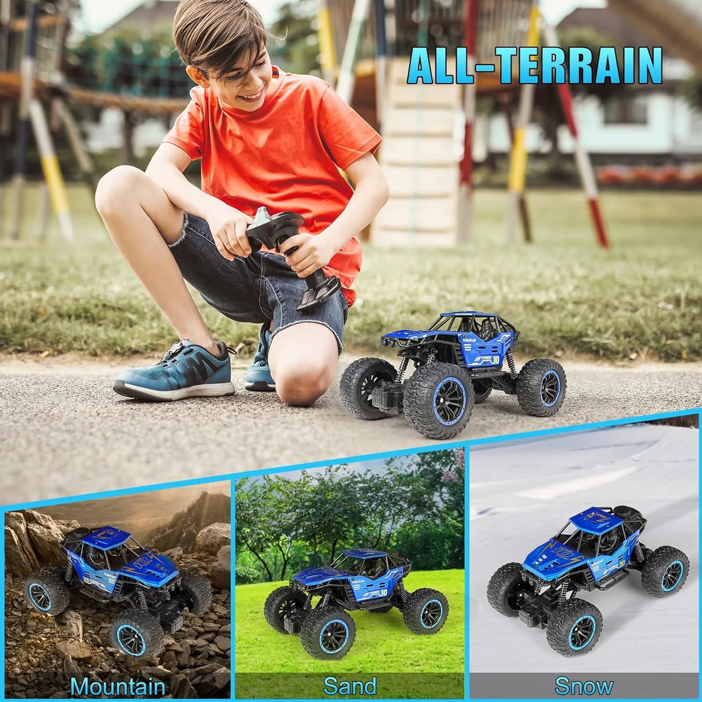 Remote Control Cars 1:18 Scale All Terrain RC Monster Truck
