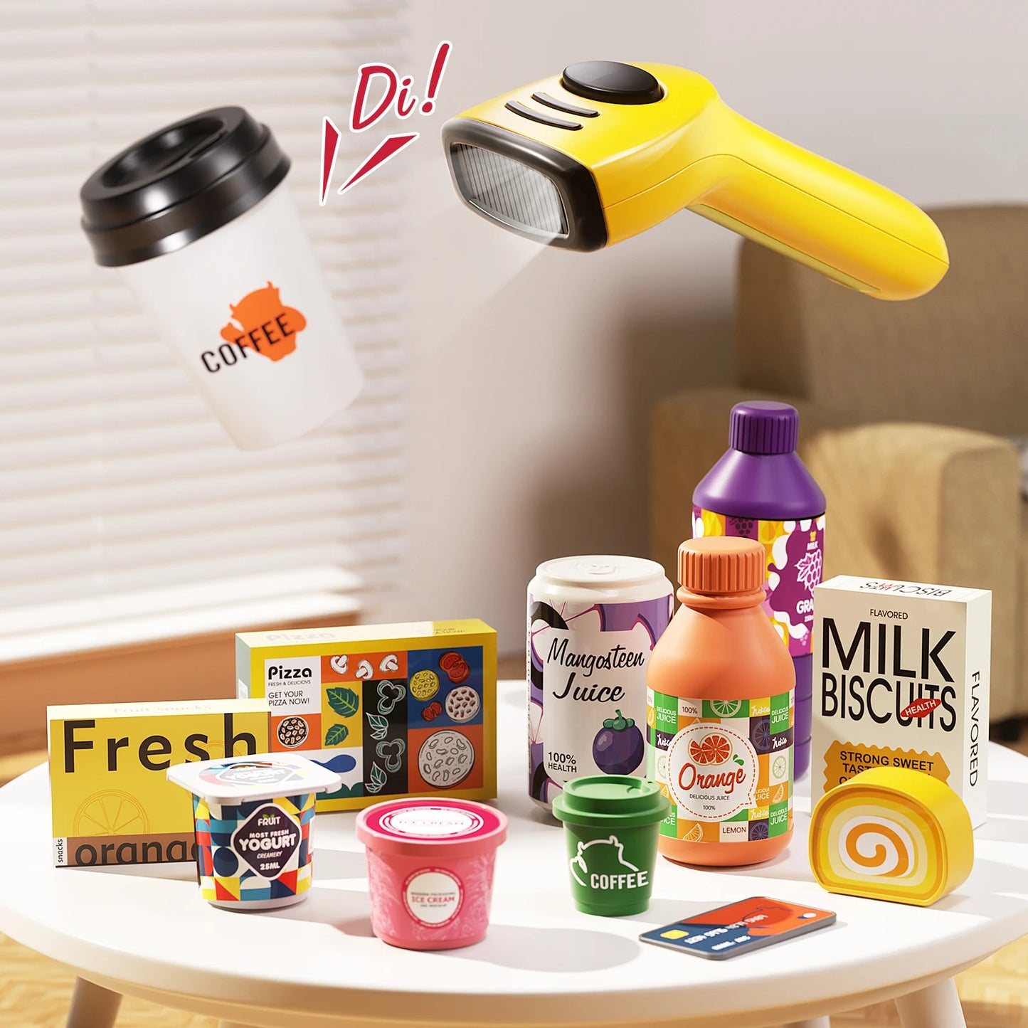 Children's Supermarket Radio Toy Vending Machine Puzzle