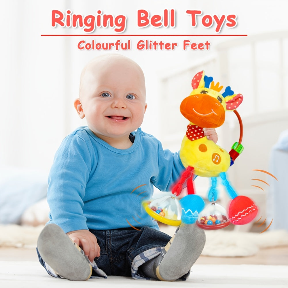 Youngsters Rattle Plush Deer Toy Sensory Music Gift